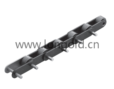 免加油自潤滑帶加長銷附件雙倍節距輸送鏈 免加油自潤滑帶加長銷附件雙倍節距輸送鏈