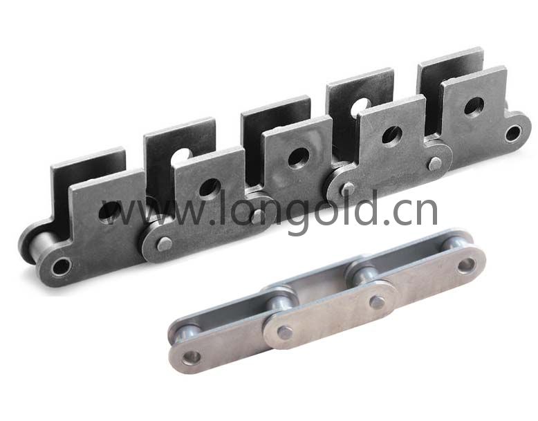 帶SK1、SK2附件不銹鋼雙倍節距鏈 帶SK1、SK2附件不銹鋼雙倍節距鏈