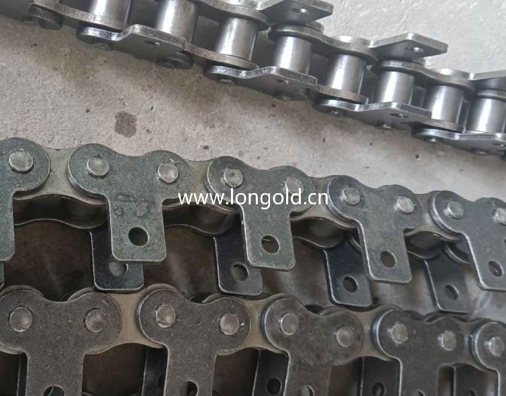 每2節帶SK1附件不銹鋼A系列小型輸送鏈 AS規格 每2節帶SK1附件不銹鋼A系列小型輸送鏈 AS規格