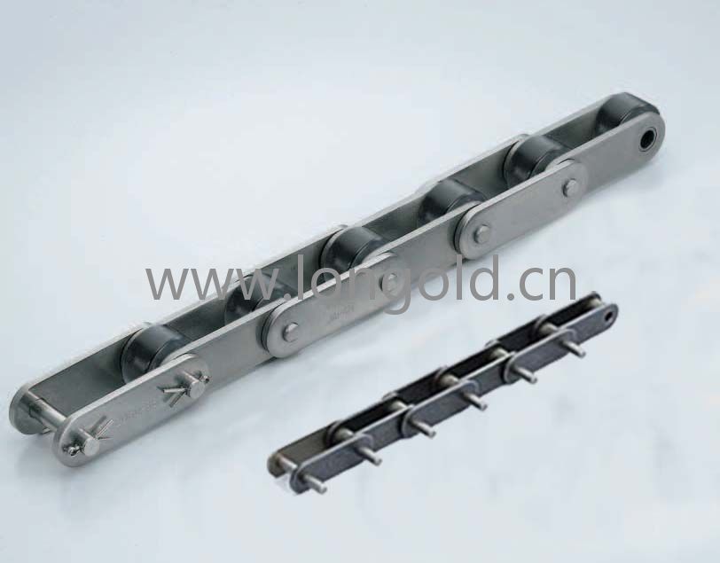 多節帶加長銷附件塑料滾子雙倍節距耐熱鏈條 KV規格