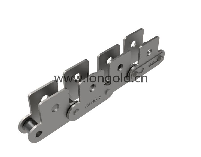 雙倍節距輸送鏈(ISO標準)帶SK1/SK2附件尺寸 雙倍節距輸送鏈(ISO標準)帶SK1/SK2附件尺寸