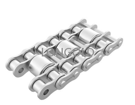 三排特殊滾輪不銹鋼輸送鏈 三排特殊滾輪不銹鋼輸送鏈