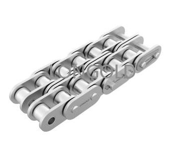 不銹鋼短節距直鏈板B系列雙排滾子鏈 不銹鋼短節距直鏈板B系列雙排滾子鏈