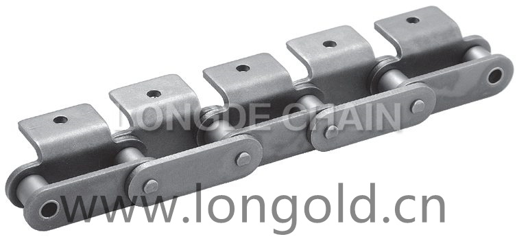 雙倍節距輸送鏈(ISO標準)帶A1/A2附件尺寸 雙倍節距輸送鏈(ISO標準)帶A1/A2附件尺寸