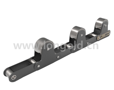 帶頂置滾子雙倍節距鏈 免加油自潤滑規格 帶頂置滾子雙倍節距鏈 免加油自潤滑規格